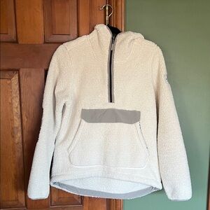 The North Face Cream Sherpa Hoodie